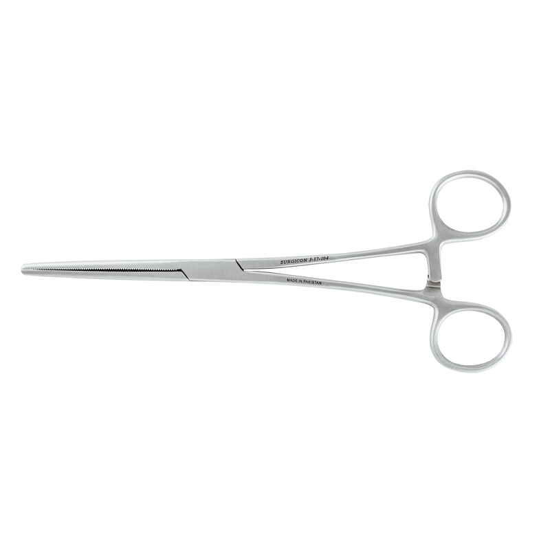 Изображение товара Зажим кровоостанавливающий зубчатый прямой №2 200 мм для хирургии