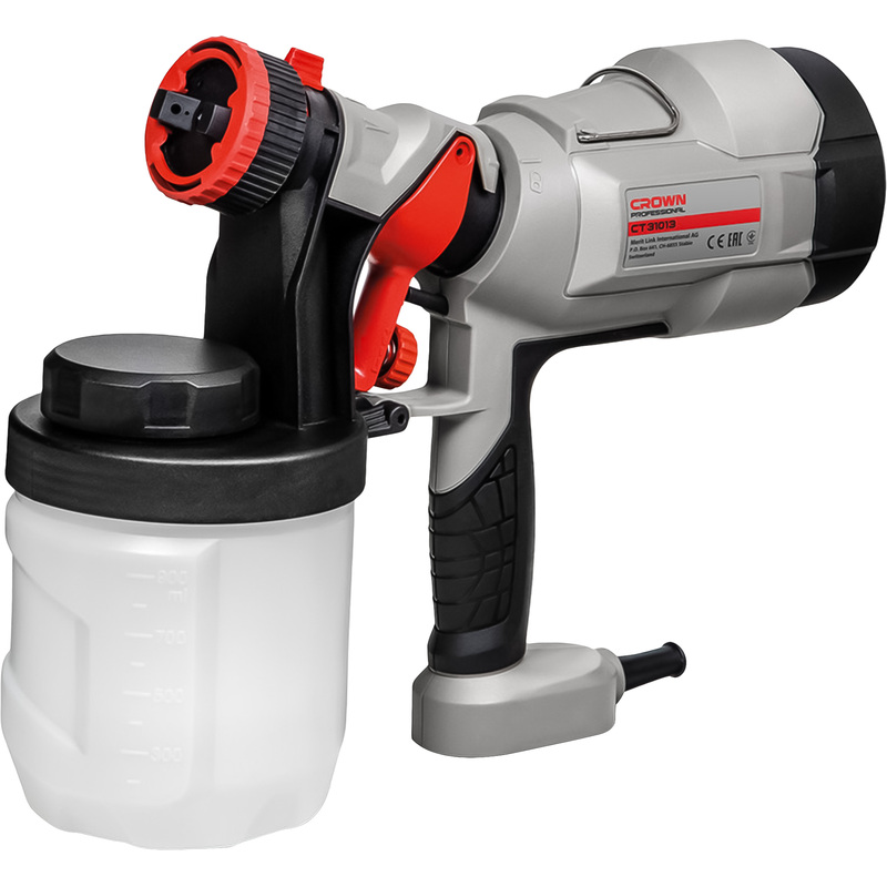 Изображение товара Электрический краскопульт Crown CT31013 профессиональный с регулировкой факела и сопла