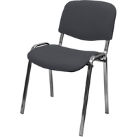 Стул офисный Easy Chair Изо PC 10 серый ткань металл с имитацией под  хром (1905632)