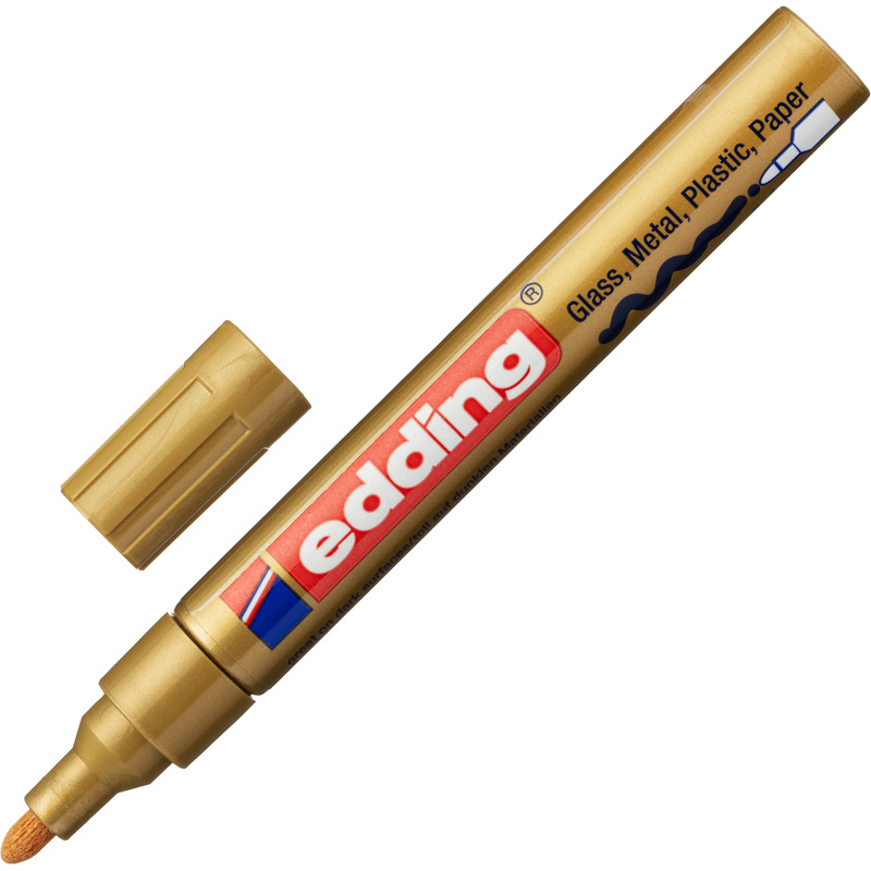 Изображение товара Маркер промышленный лаковый Edding E-750/53 золотистый 2-4 мм