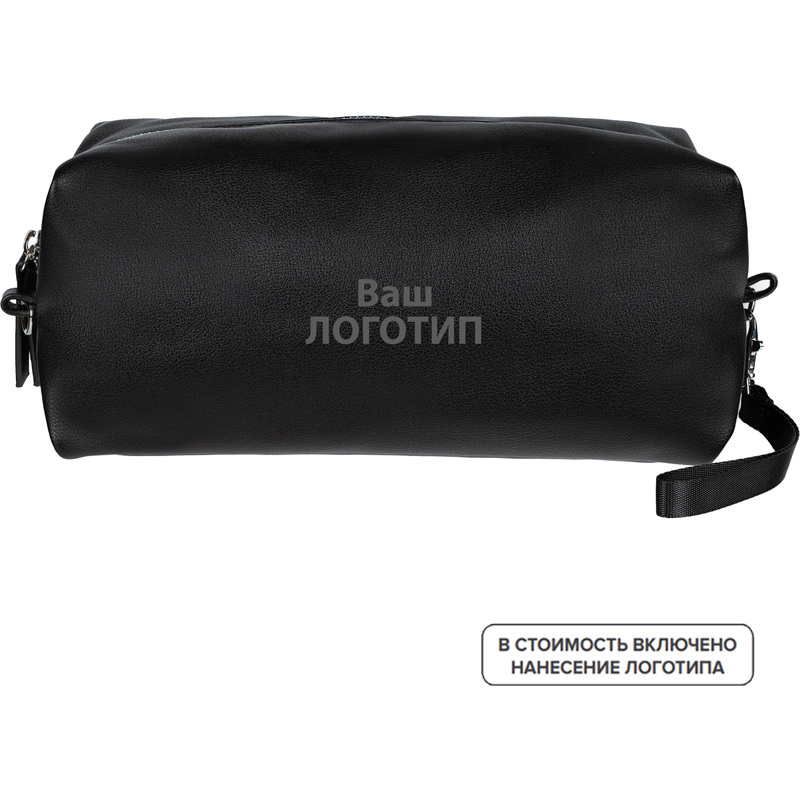 Изображение товара Несессер Feria из искусственной кожи черный (20 штук в упаковке) с лого