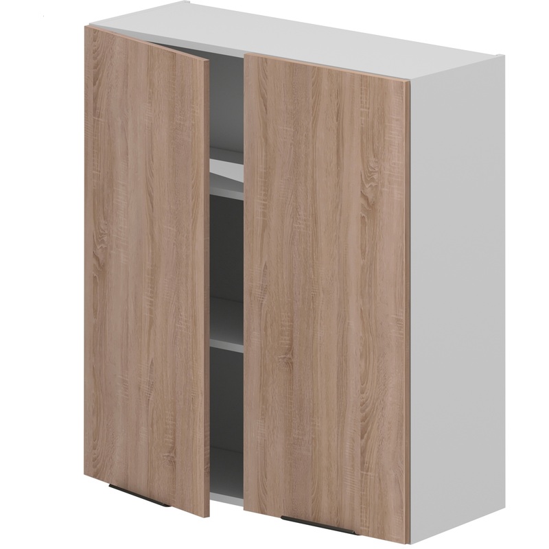 Изображение товара Шкаф кухонный VOK W2D_96_80 (дуб сонома/белый шагрень, 800х315х960 мм)