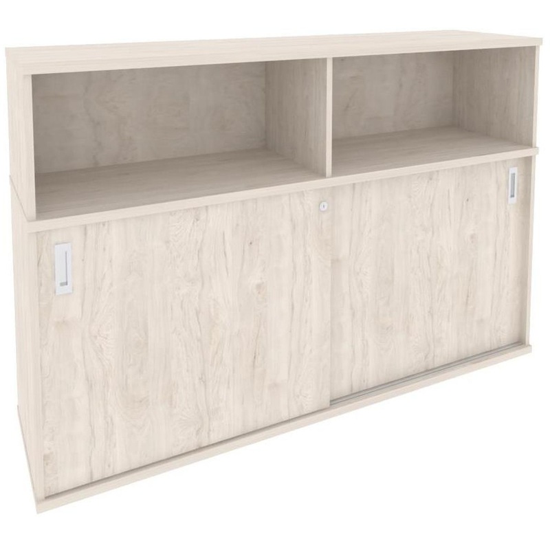 Изображение товара Тумба для документов Onix O.SHKO-2.8 с замком, денвер светлый, 1635х432х1120 мм