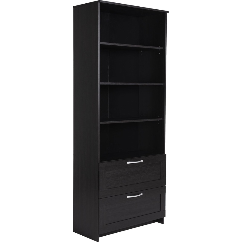 Изображение товара Стеллаж ГУД ЛАКК Сириус (дуб венге, 782х348х1900 мм, 2 ящика)