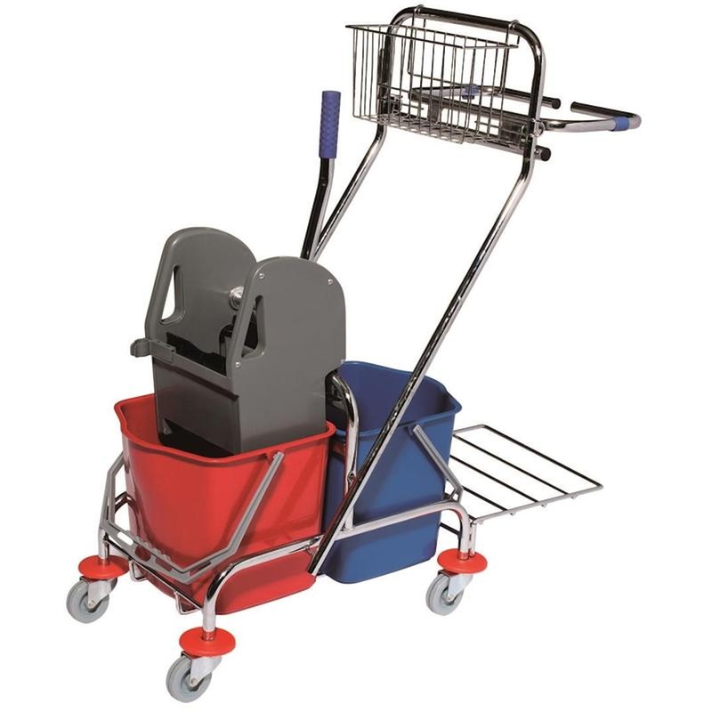 Изображение товара Тележка уборочная ЭкоКоллекция 2x15 л с отжимом