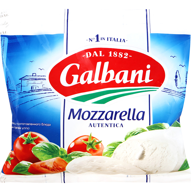 Изображение товара Мягкий сыр Mozzarella Galbani 45% 125 г для пиццы и салатов Изображение товара Мягкий сыр Mozzarella Galbani 45% 125 г для пиццы и салатов