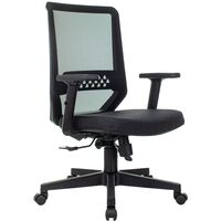 Уценка. Кресло для руководителя Easy Chair 663 ТC чёрное (сетка/ткань,  пластик). уц_меб