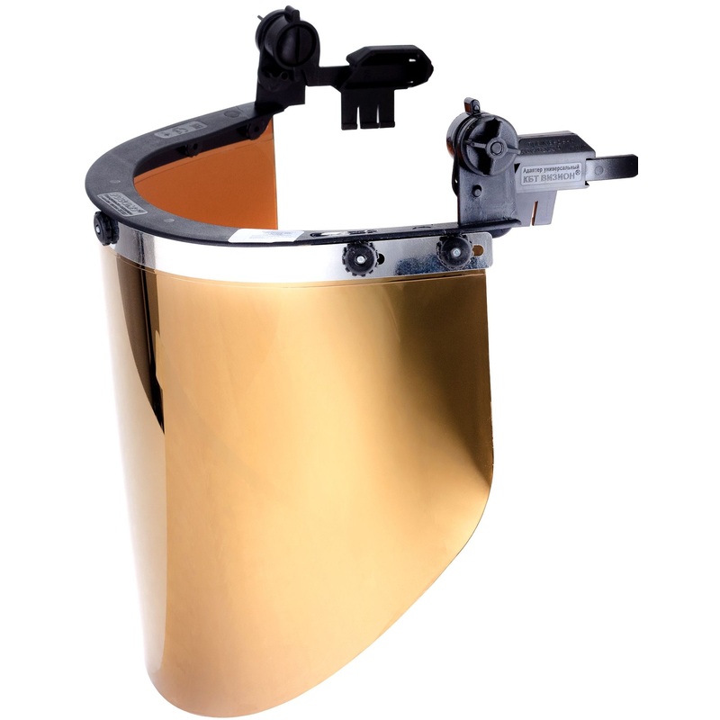 Изображение товара Щиток защитный РОСОМЗ Визион Termo на каску для защиты глаз и лица 240x395 мм