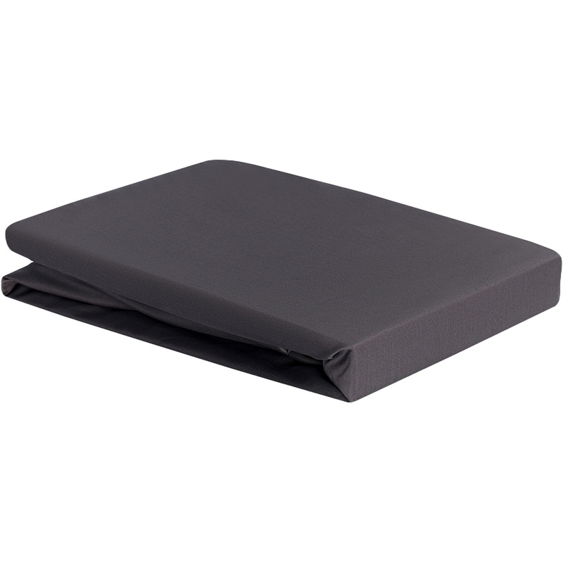 Изображение товара Простыня Tkano Essential 180x270 см хлопок сатин серый, 118 г/кв.м