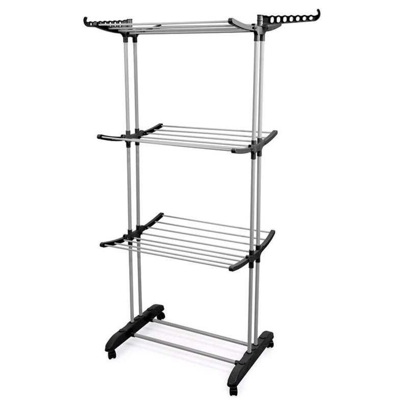 Изображение товара Сушилка для белья напольная складная Perilla Тига 17015 76x59x171 см