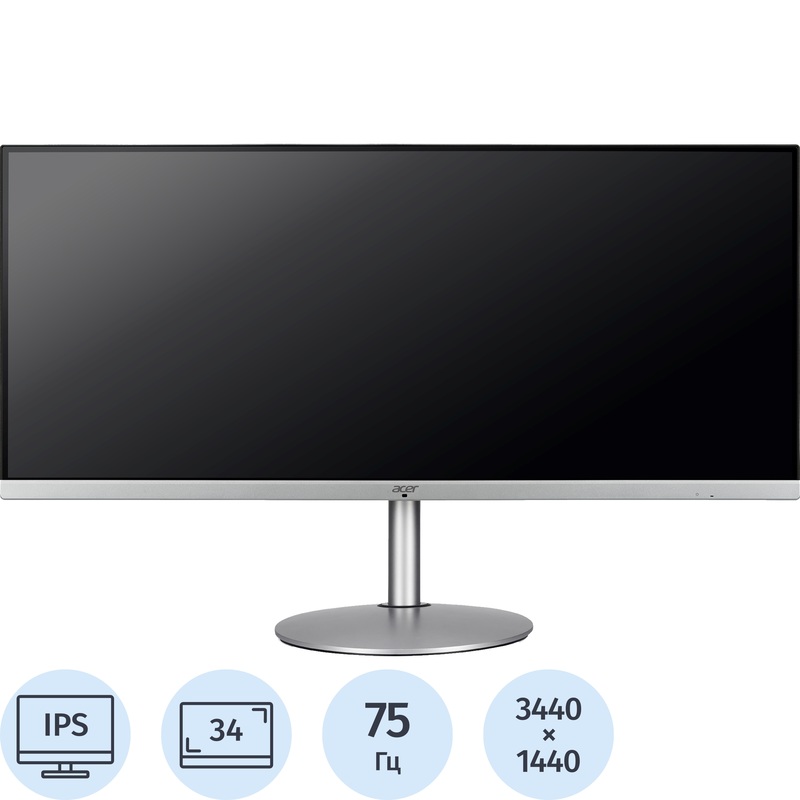 Изображение товара Монитор 34 Acer CB342CUsemiphuzx серебристый 3440x1440 с HDR и FreeSync