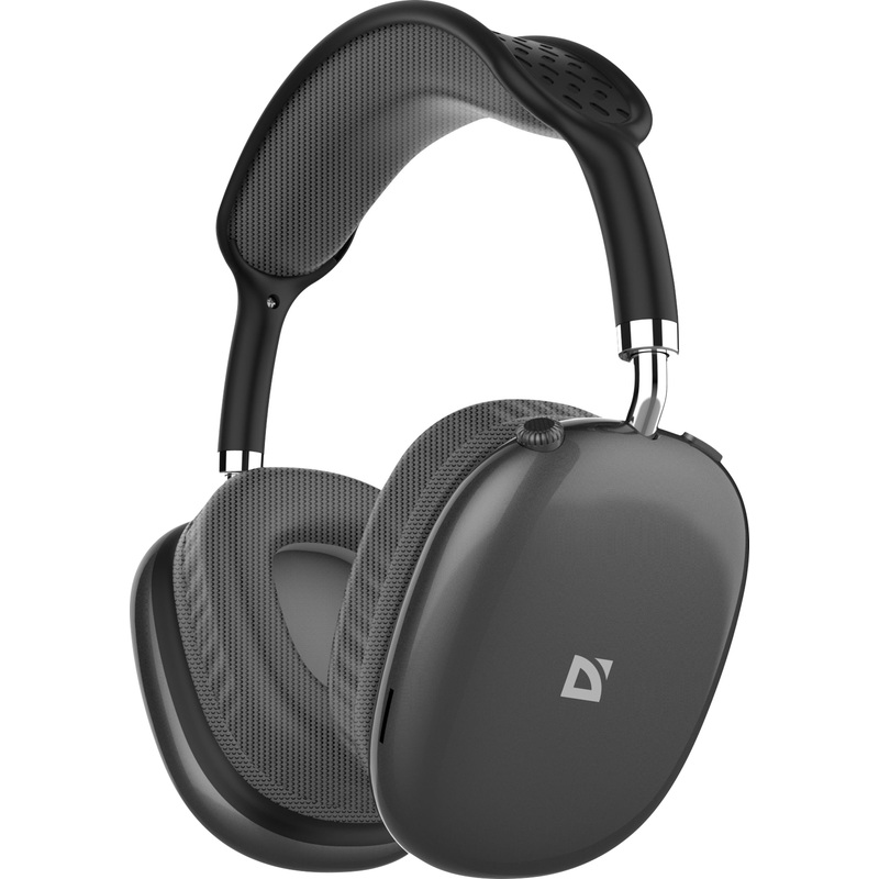 Изображение товара Беспроводные накладные наушники Defender FreeMotion B645 чёрные Bluetooth микрофон