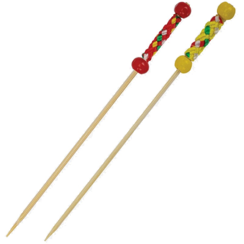 Изображение товара Пики для канапе КонтинентПак Мексика бамбук 120 мм 100 штук