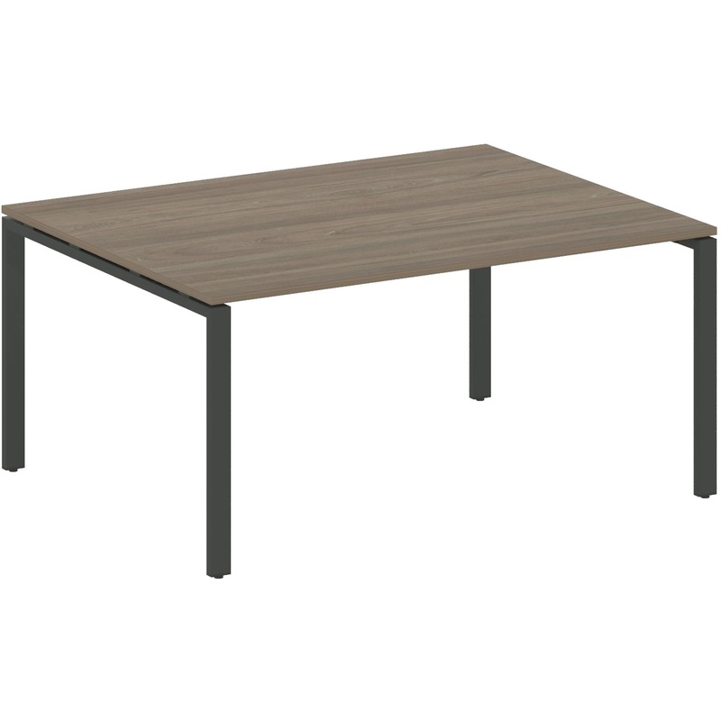 Изображение товара Стол для переговоров Metal System Style БП.ПРГ-1.4 1600x1235x750 мм вяз благородный/антрацит