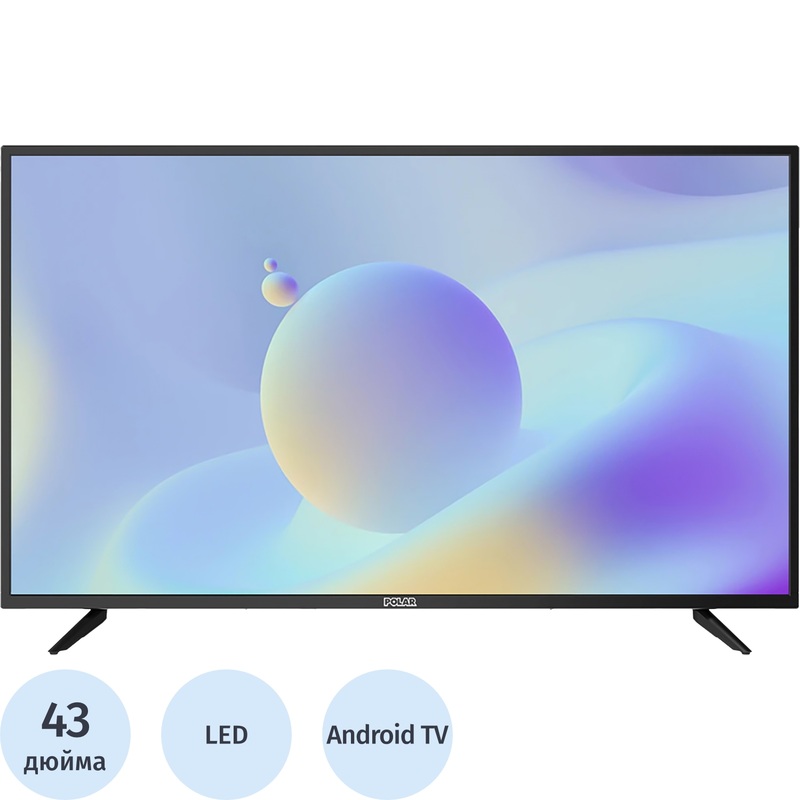 Изображение товара Телевизор 43" Polar P43U51T2SCSM Ultra HD 4K Изображение товара Телевизор 43" Polar P43U51T2SCSM Ultra HD 4K