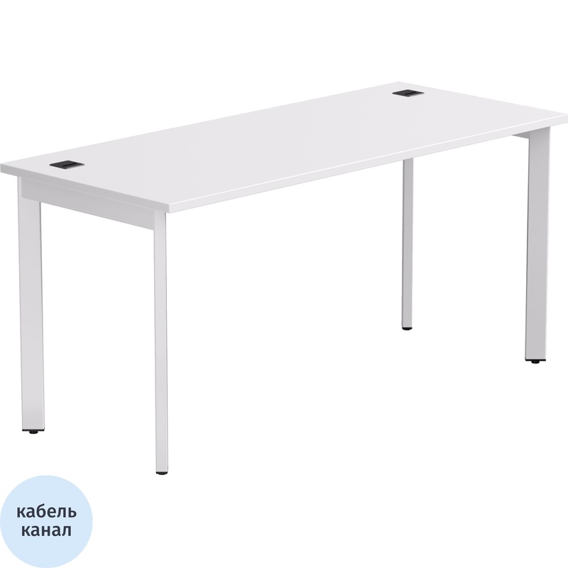 Изображение товара Стол прямой EVO 254S004W39003 (белый, 1580х670х755 мм)