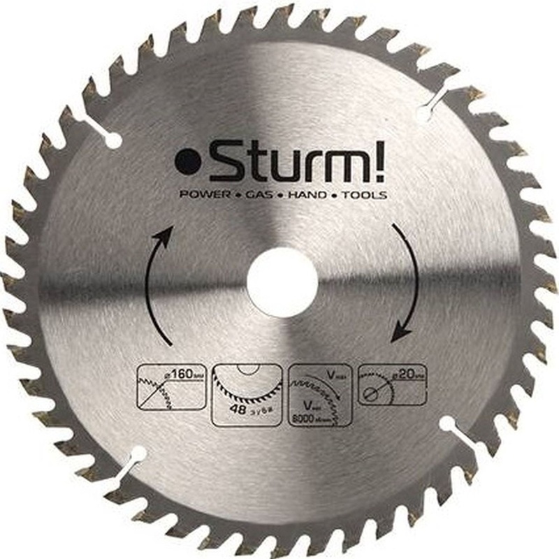 Изображение товара Диск пильный по дереву Sturm! 250x30/20 мм Tорговая модель