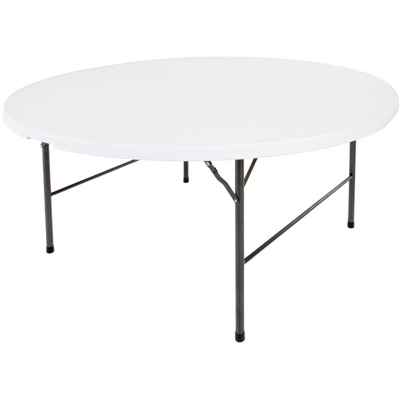 Изображение товара Складной стол F160 белый 1600х1600х740 мм