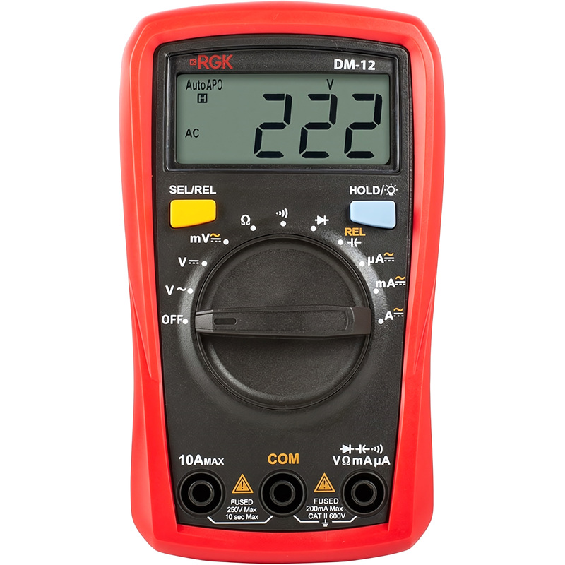 Изображение товара Мультиметр Rgk DM-12 цифровой (776561)