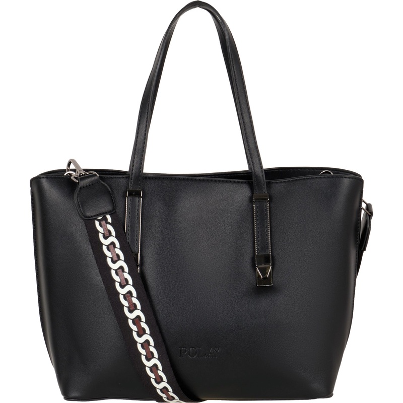 Изображение товара Сумка женская повседневная Polar чёрная (8671) из экокожи