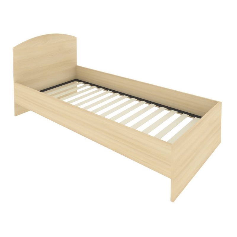 Изображение товара Кровать с изголовьем Light С-КИ-90 из ЛДСП акация 950х2050 мм Изображение товара Кровать с изголовьем Light С-КИ-90 из ЛДСП акация 950х2050 мм