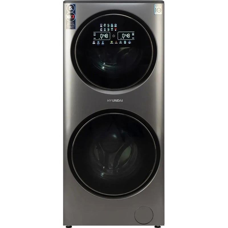 Изображение товара Стиральная машина с сушкой Hyundai WMD9424 15 кг цифровой дисплей