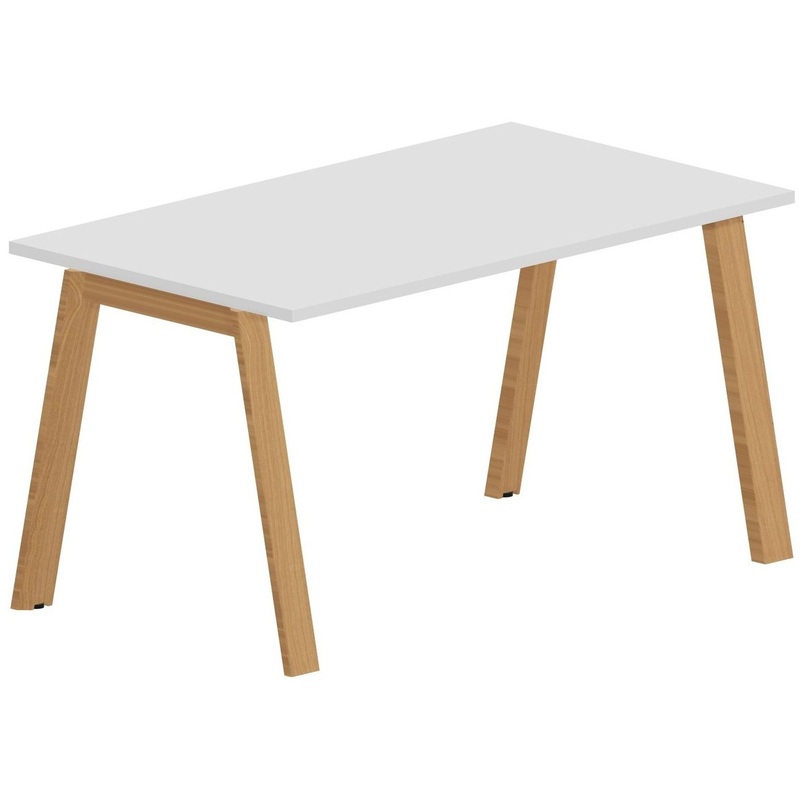 Изображение товара Стол прямой Artwood (бук/белый, 1400х800х750 мм)