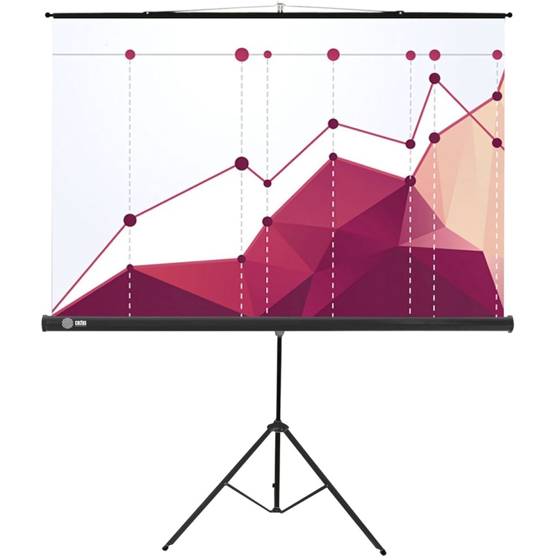 Изображение товара Экран для проектора Cactus Triscreen CS-PST-180x180, рулонный, 104 дюйма, белый