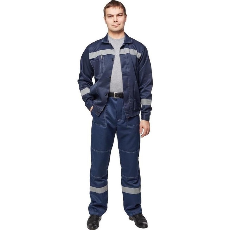 Изображение товара Костюм рабочий летний мужской Л22-КБР с СОП синий