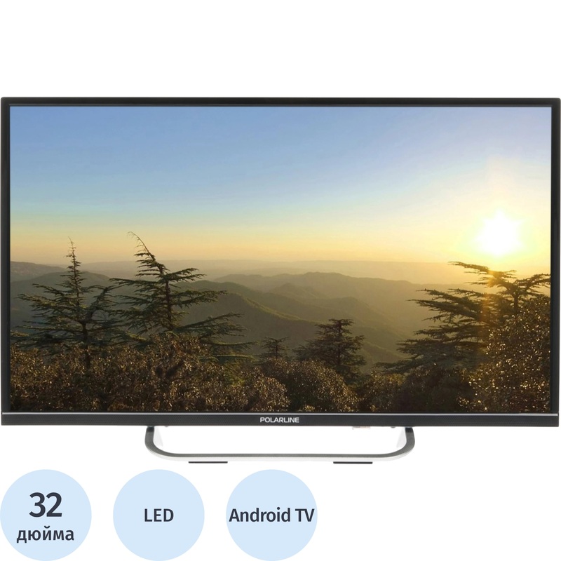 Изображение товара Телевизор Polarline 32 дюймов Full HD Smart TV Android Wi-Fi