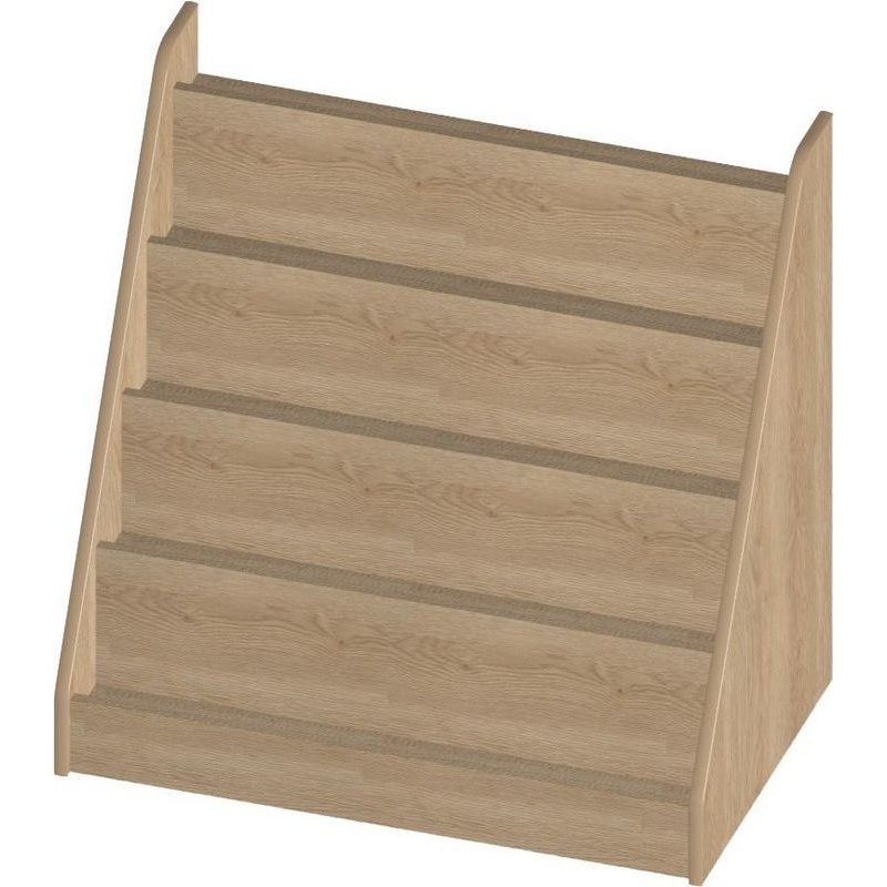 Изображение товара Витрина для книг М-115 дуб сонома 806х492х786 мм с четырьмя полками