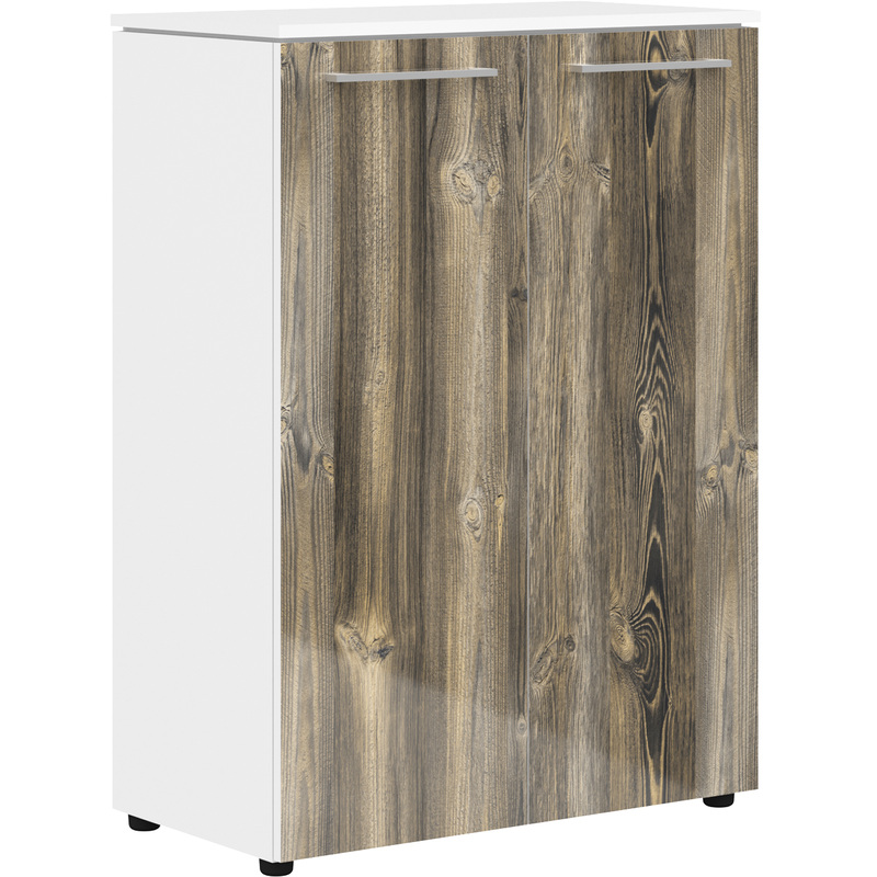 Изображение товара Шкаф для документов Morris MMC 85.1 дуб базель белый офисный двухстворчатый