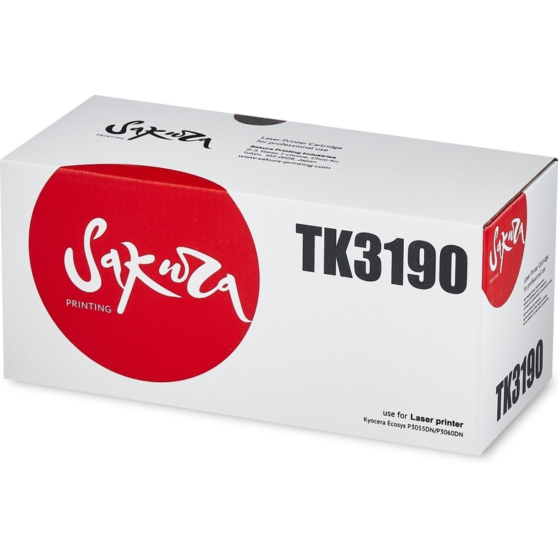 Изображение товара Картридж лазерный Sakura TK-3190 для Kyocera чёрный совместимый
