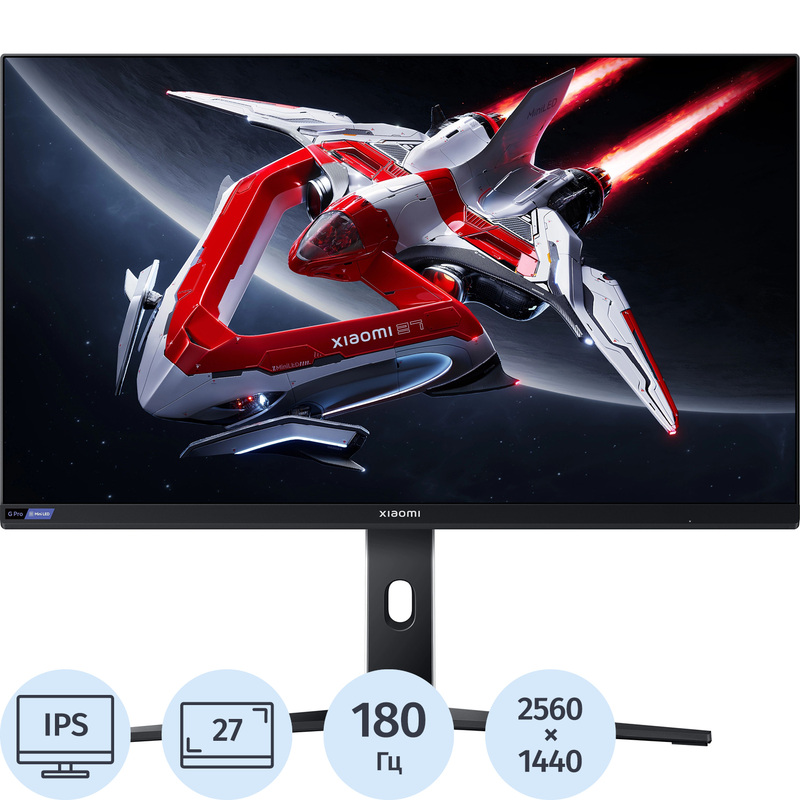 Изображение товара Монитор 27 Xiaomi Mini LED G Pro IPS 2560x1440 HDR 180 Гц Встроенные разъемы