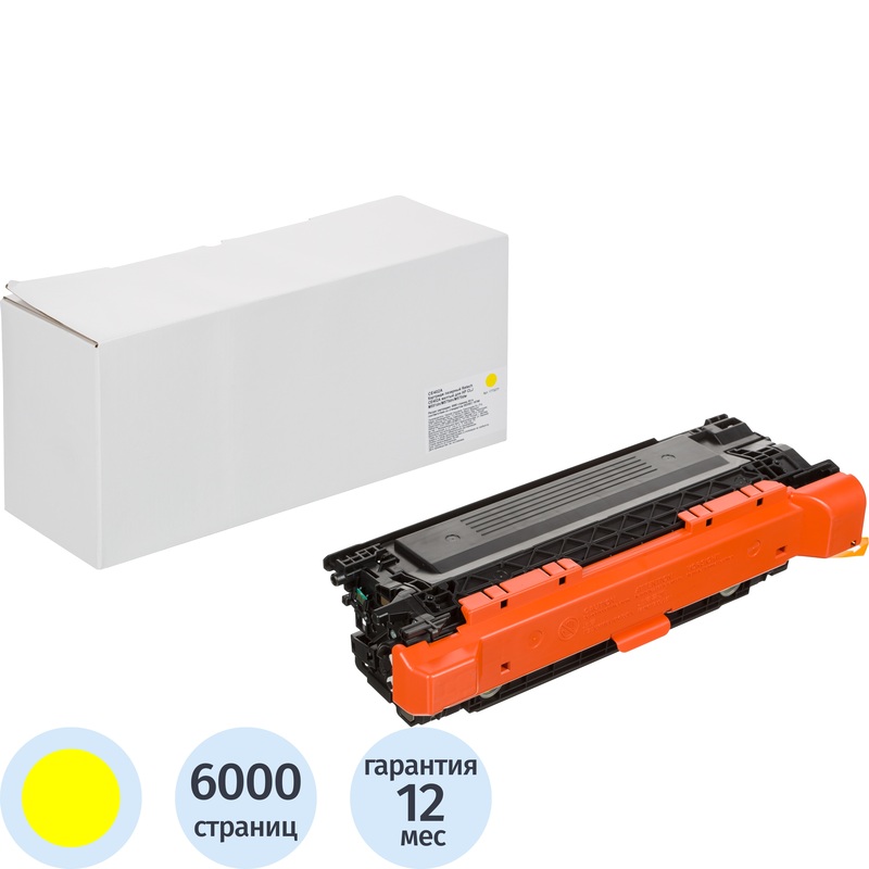 Изображение товара Картридж лазерный Retech 507A CE402A для HP желтый совместимый 6000 страниц