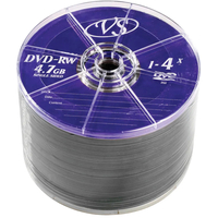 Диск DVD-RW VS 4.7 ГБ 4x bulk VSDVDRWB5001 (50 штук в упаковке)