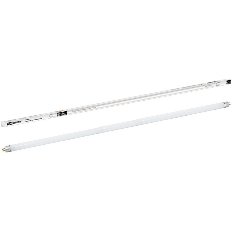 Изображение товара Лампа люминесцентная TDM 21 Вт G5 T5 холодный белый 6500К 1365 Лм