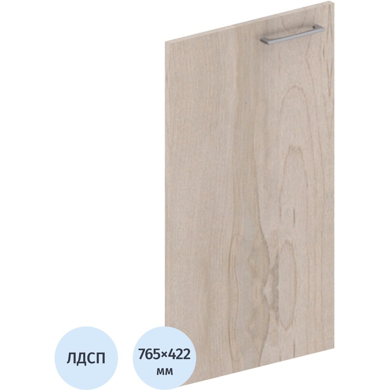 Изображение товара Дверь низкая левая из ЛДСП бук тиара 422х765 мм Xten