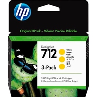 Картридж струйный HP 712 3ED79A желтый оригинальный (тройная упаковка)