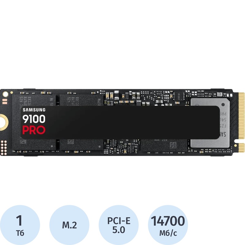 Изображение товара SSD накопитель Samsung 9100 PRO 1 ТБ (MZ-VAP1T0BW) с PCI-E 5.0