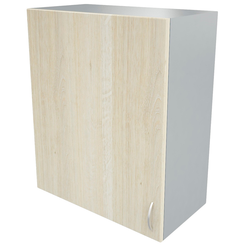 Изображение товара Навесной шкаф Ринг АТ 060 светлый дуб шамони и серый для кухни и офиса