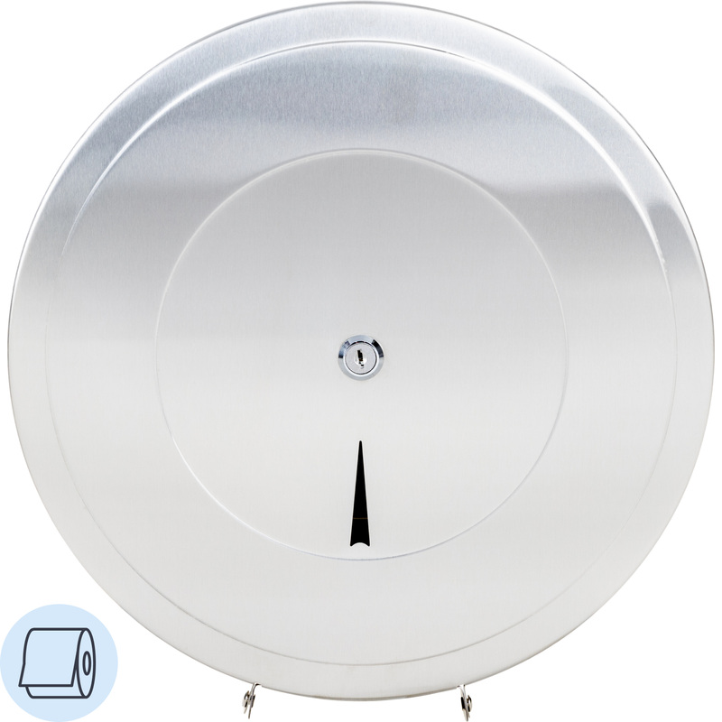 Изображение товара Диспенсер для туалетной бумаги рулонный EQ-40 серый/серебристый