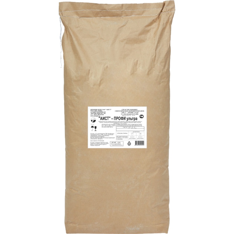 Изображение товара Порошок стиральный автомат Аист Профи ультра 20 кг для белого и цветного белья