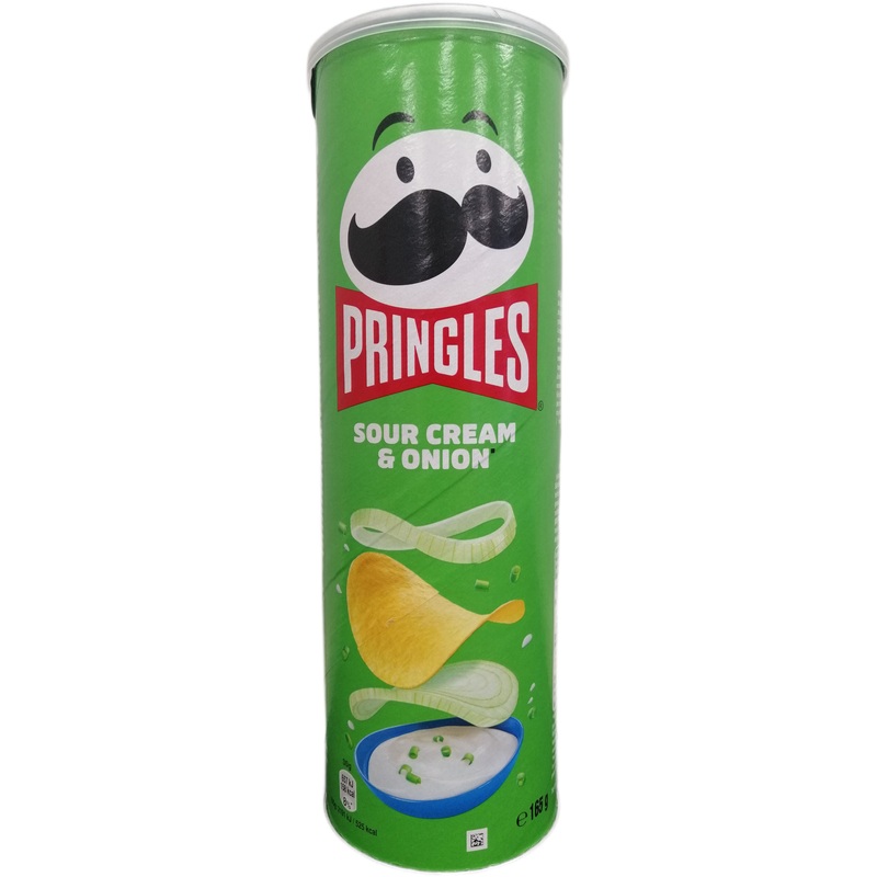Изображение товара Чипсы Pringles со вкусом сметаны и лука 165 г герметичная упаковка
