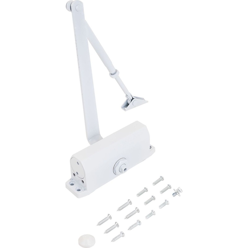 Изображение товара Дверной доводчик Notedo DC-100 белый до 120 кг регулировка скорости