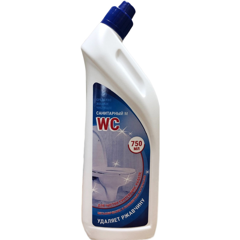 Изображение товара Средство для сантехники кислотное 750 мл Sanitarniy M для чистки ржавчины и налета