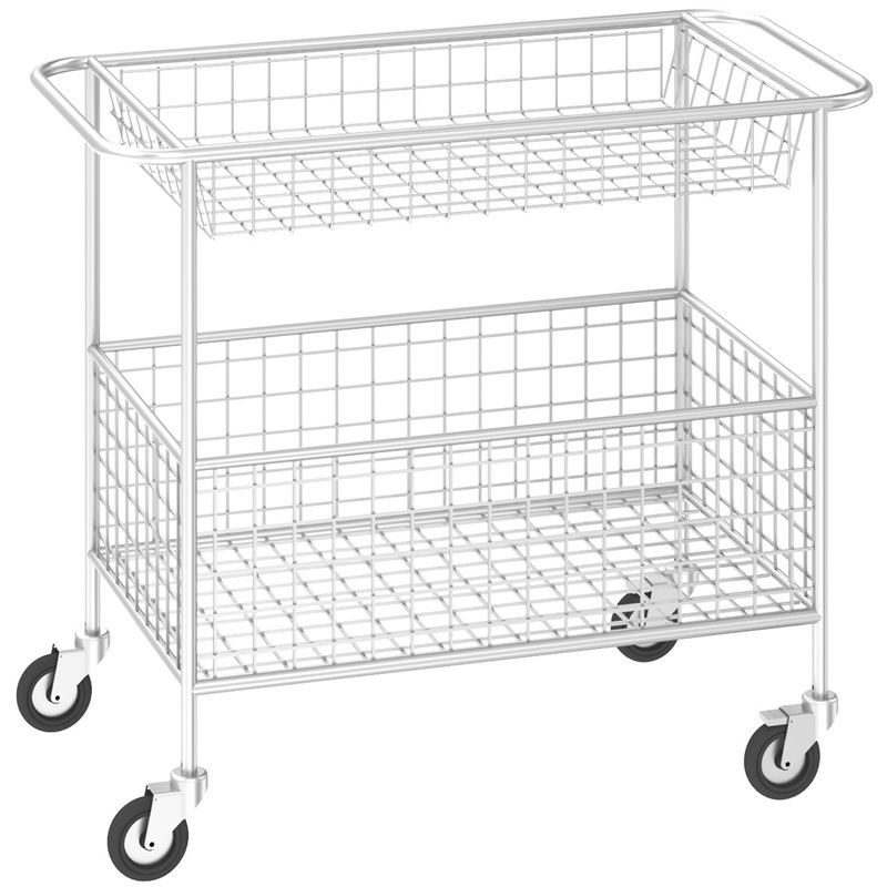 Изображение товара Тележка ТВд-01/МСК-506 для перевозки пищи медицинская