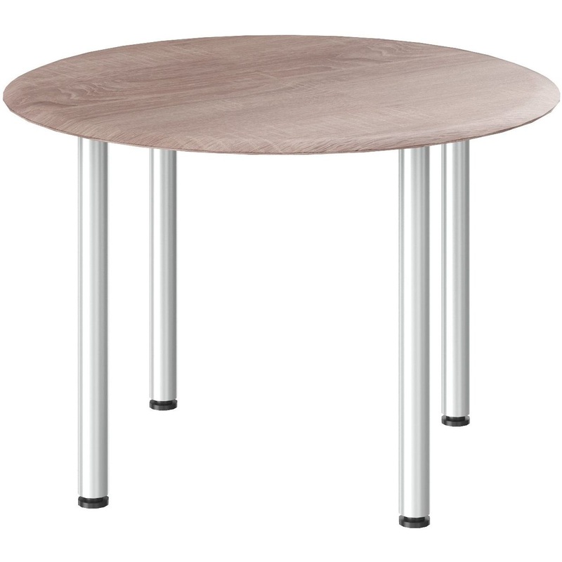 Изображение товара Стол для переговоров Wave WRT110 круглый (дуб сонома, 1100х1100х750 мм)