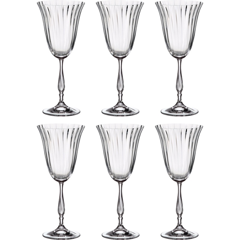 Изображение товара Набор бокалов для красного вина Crystal Bohemia Fr Optic 6 шт 250 мл Чехия