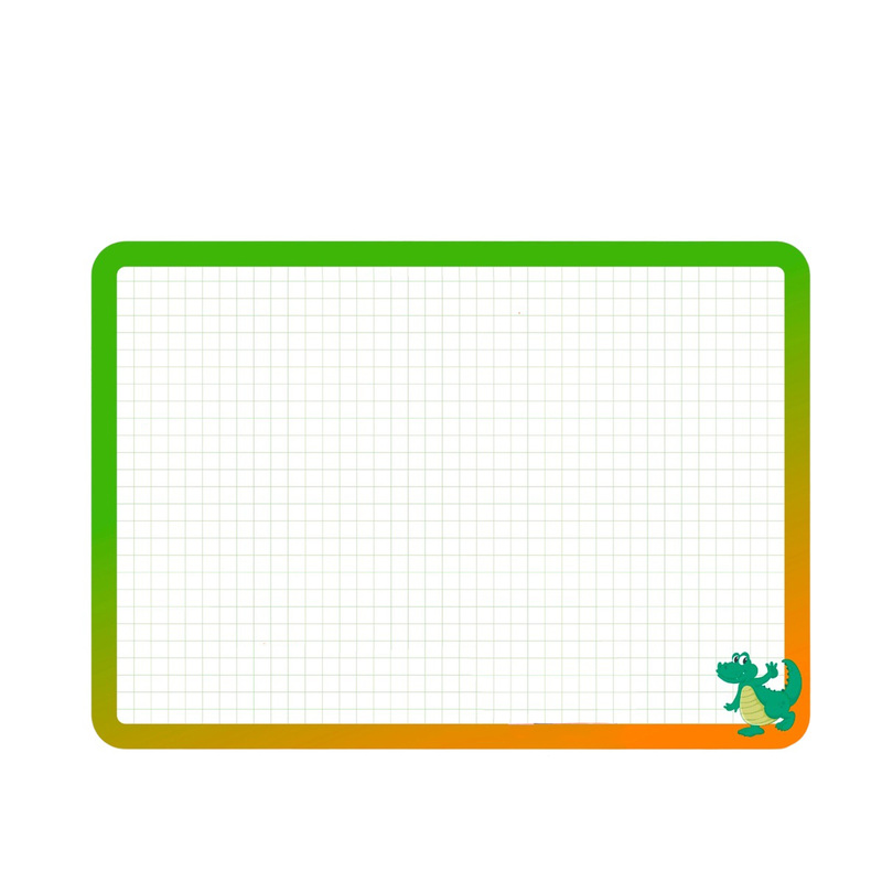 Изображение товара Доска-планшет пластиковая маркерная Attache Kids 42х29.7 см в клетку (белая рабочая поверхность)